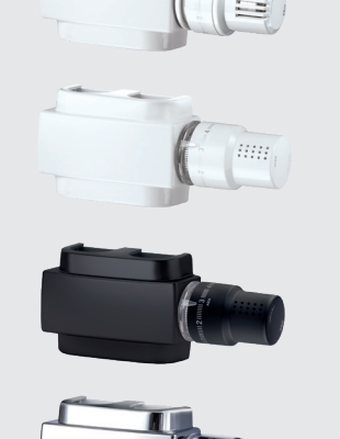 CALDO Anschlussarmaturen – Design-Anschlussgarnitur-Sets in Weiß, Schwarz und Chrom